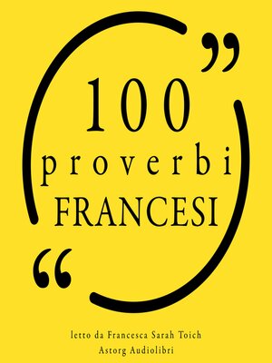 cover image of 100 Proverbi francesi